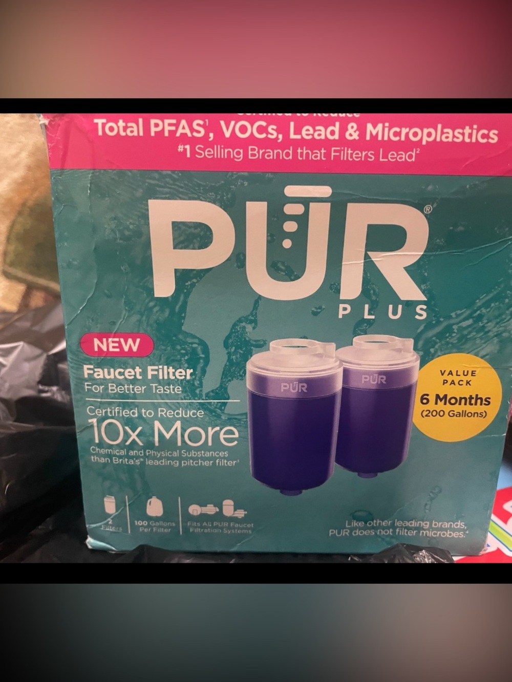 2-pack PUR Plus RF-9999 Replacement Faucet Filters NEW